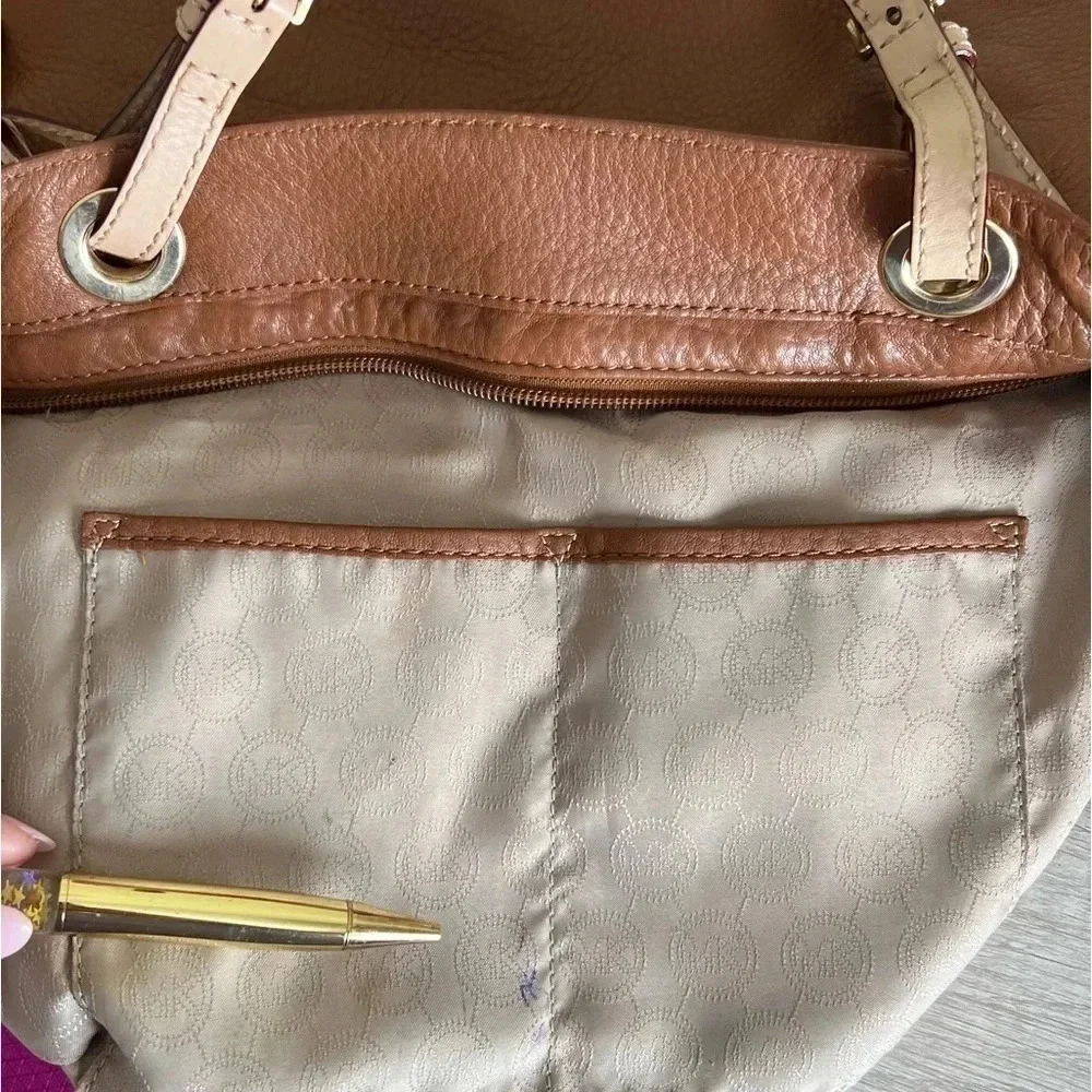 Michael Kors Pebbled Leather Tote Bag
